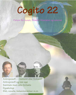 Cogito 22, forsiden